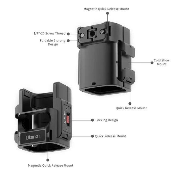 Ulanzi PK-06 Expansion Adapter for DJI Osmo Pocket 3 C014 Supply - Image 3
