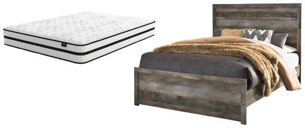 Wynnlow Queen Panel Bed with Mattress Supply